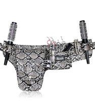 Load image into Gallery viewer, Hairdressing Scissors Tool belt Bag in Grey Snake - TB29
