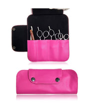 Load image into Gallery viewer, Hairdressing Scissors Case Wallet Tool Roll - Pink