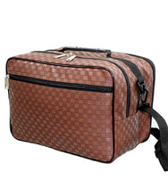 Load image into Gallery viewer, Professional Hairdressing Tool Bag Barber Kit Bag in Brown Check