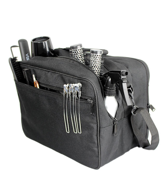 Large Hairdressing Barber Kit Bag for Equipment in Black