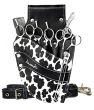 Load image into Gallery viewer, Hairdressing Scissors Pouch Black &amp; White Spot