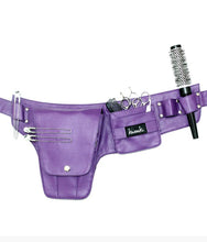 Load image into Gallery viewer, Kassaki Hairdressing Tool Belt - Purple - TB03